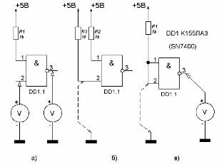 Experimente simple cu un element logic