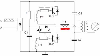 Circuit electronic de transformare simplificat