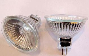 Lampa cu halogen cu reflector din aluminiu