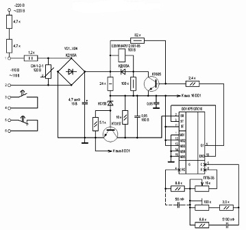 Schema cronometrului VL - 64