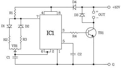 Schemă a unui set de PWM - controler