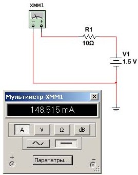 Măsurători curente în programul de simulare Multisim