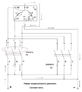 funcționarea motorului în modul „DESCHIS”