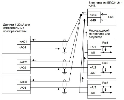 Conectarea mai multor senzori analogici la controler