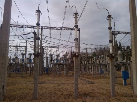 O parte din teritoriul comutatorului exterior 110kV