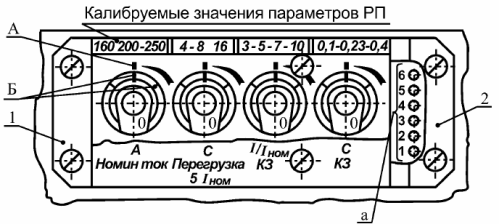 Panoul frontal al unității de control a eliberării semiconductorului