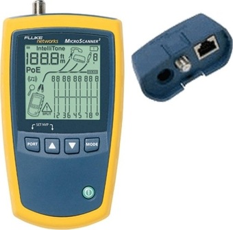 Tester de cablu Microscanner2 (FLN-MS2-100) de la Fluke