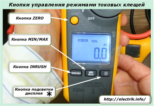 Butoanele de control ale modului de prindere curent