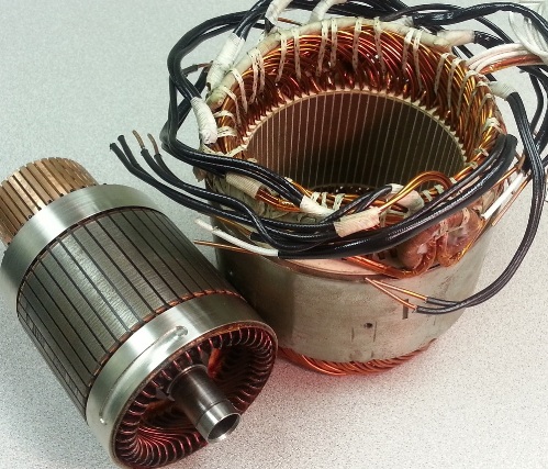 Stator și rotor motor