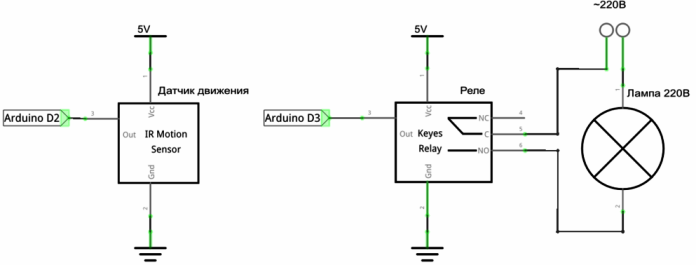 Scheme de conectare a senzorilor la Arlduino