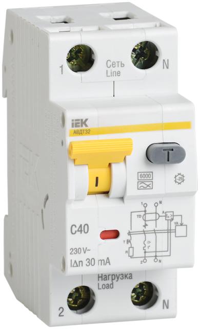 Difavtomat cu RCD electronic