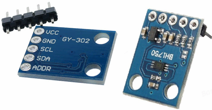 Senzor de lumină ambiental bazat pe circuitul integrat BH-1750