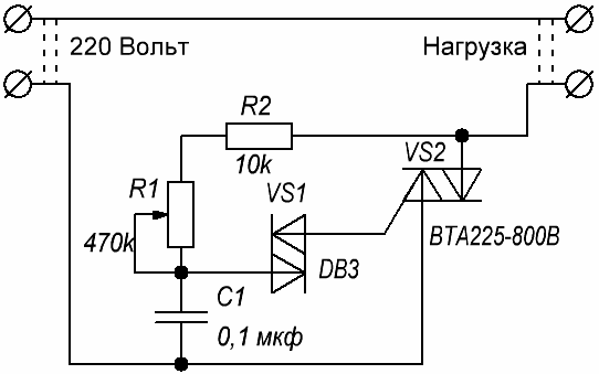 Controler triac